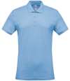 KB254 K254 Kariban Short Sleeve Piqué Polo Shirt sky blue colour image